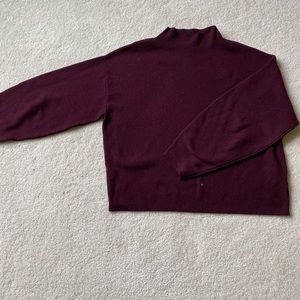 H&M Purple Mock Neck Sweater